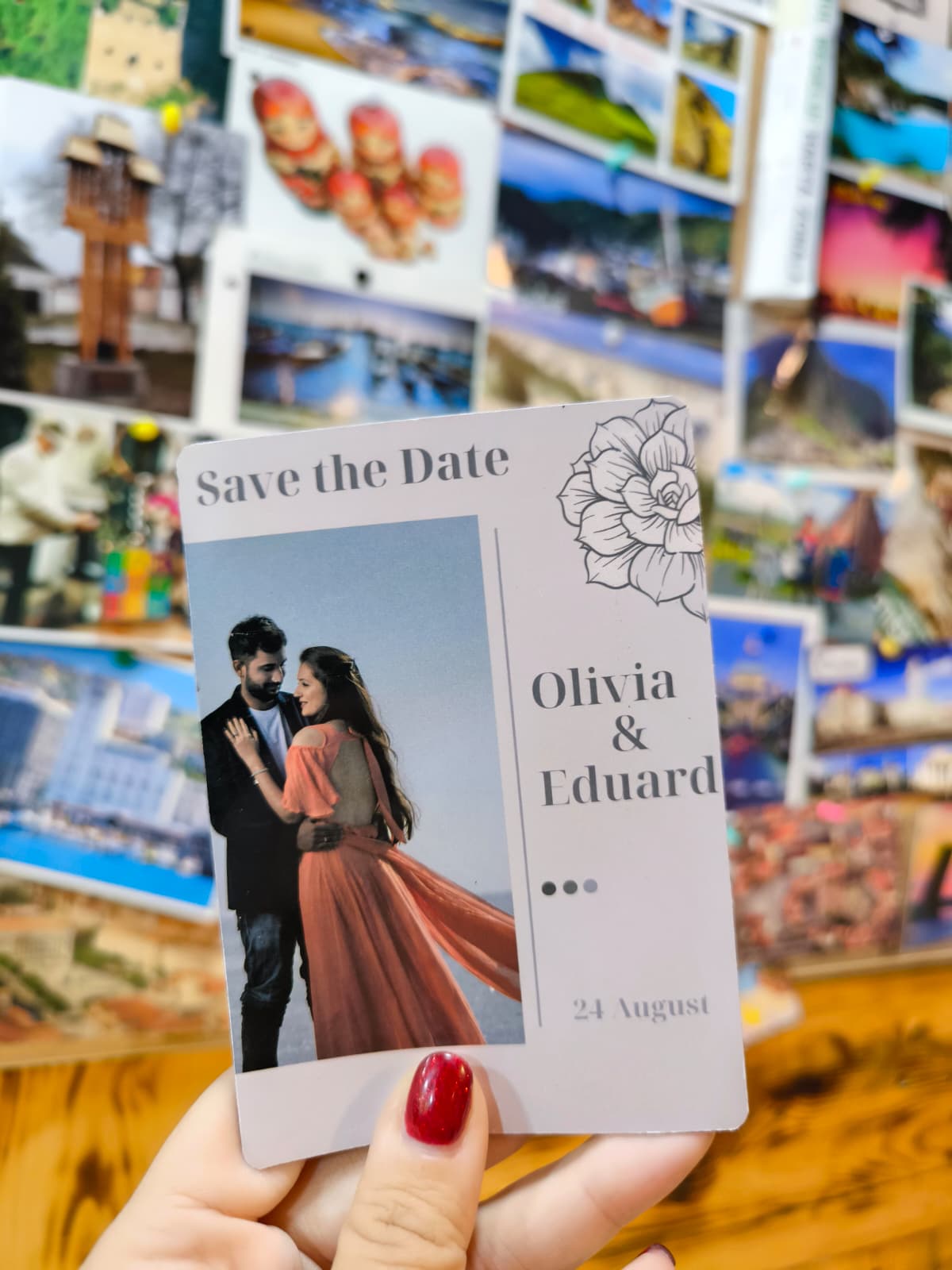 Save the Date - Magnet personalizat