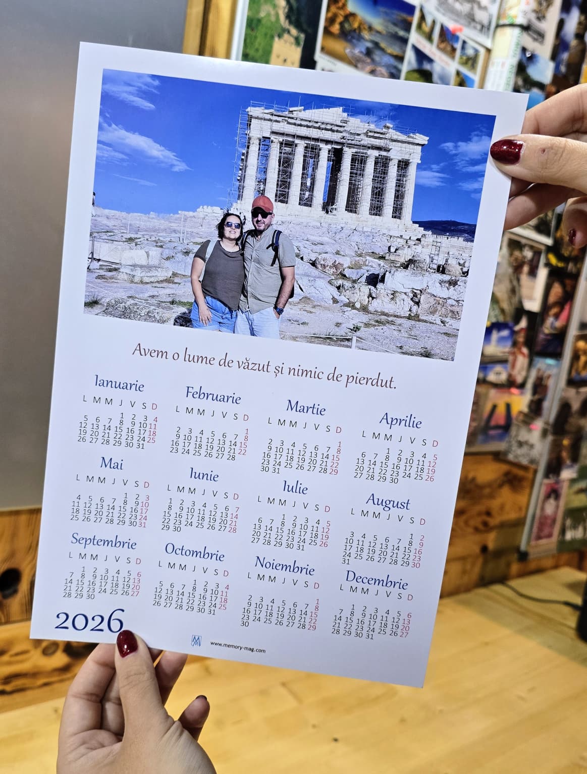 Calendar personalizat 2026