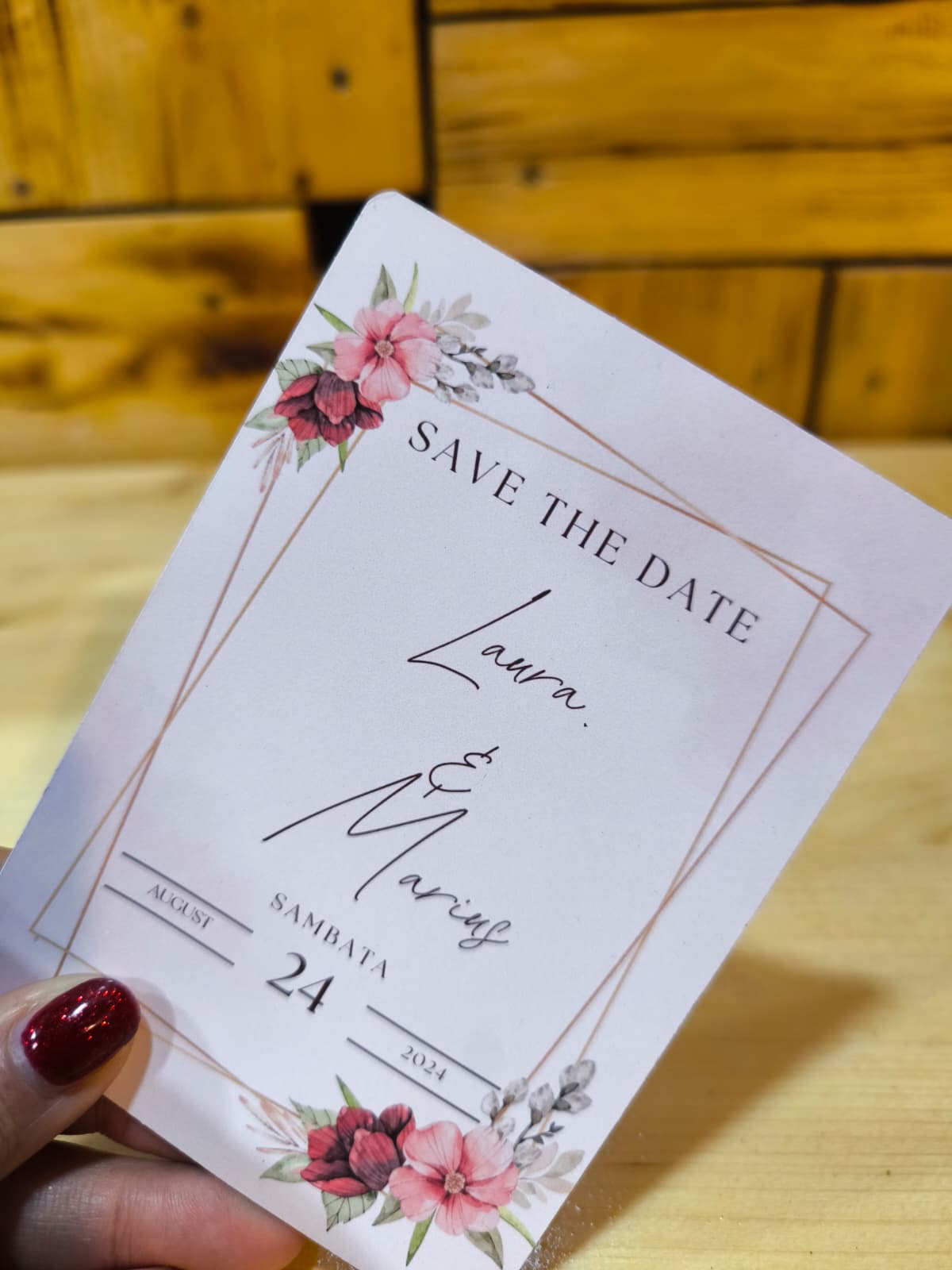 Save the Date - magnet