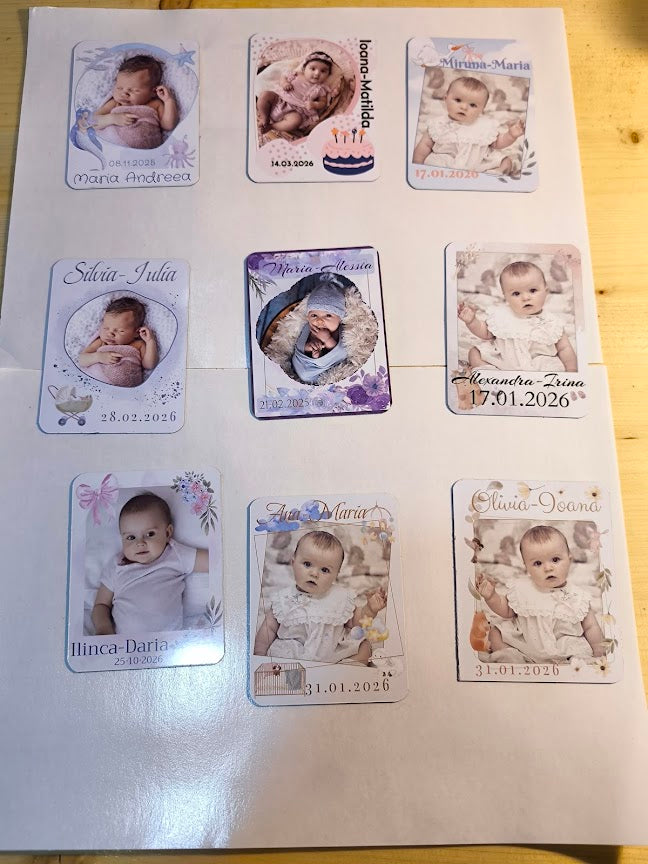 Mărturii - magnet personalizat | set 10