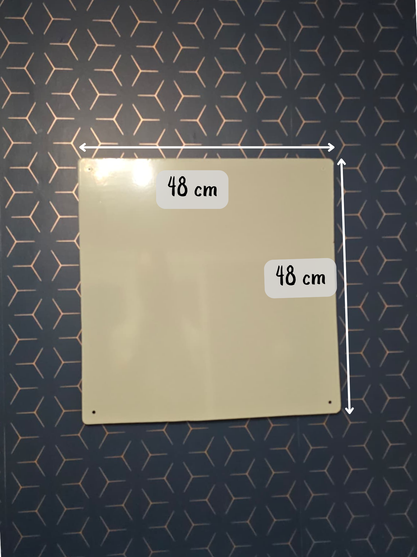Tablă decorativă pentru magneți – 48×48 cm