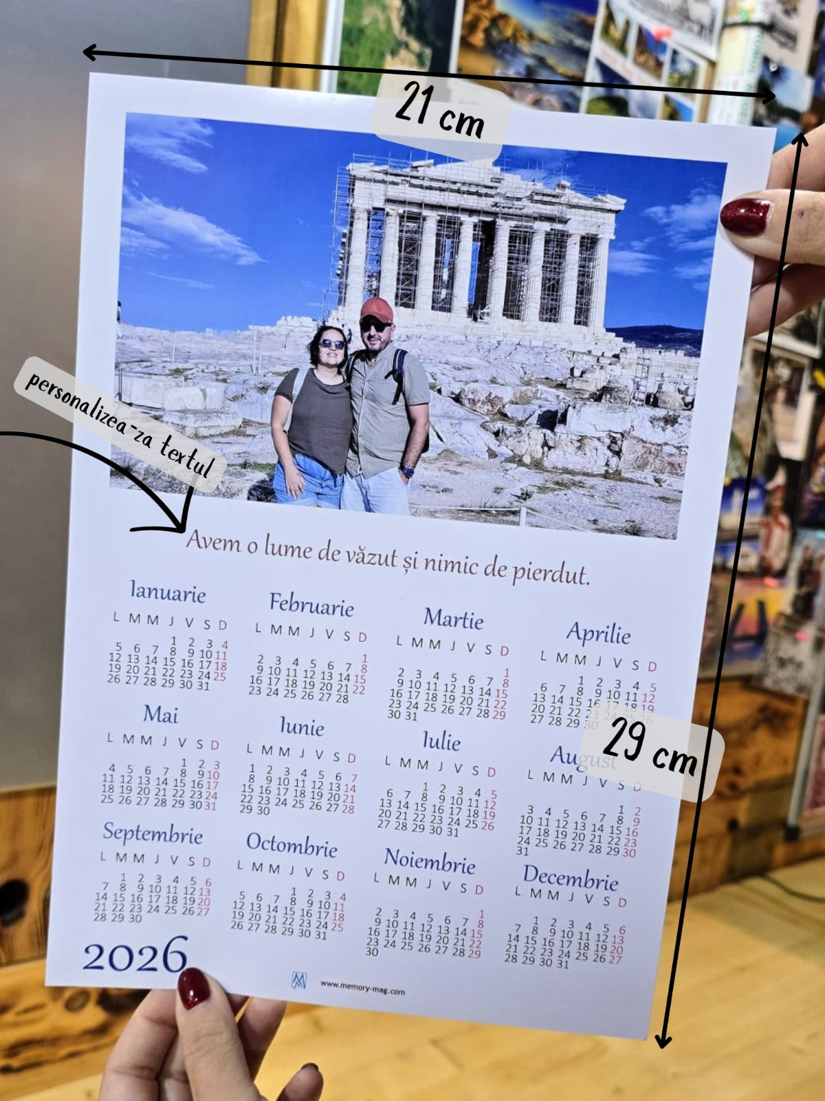 Calendar personalizat 2026