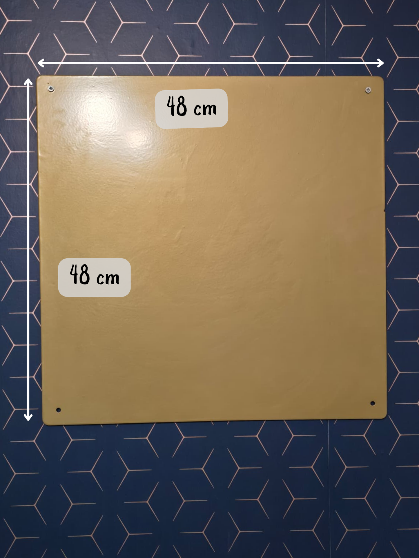 Tablă decorativă pentru magneți – 48×48 cm